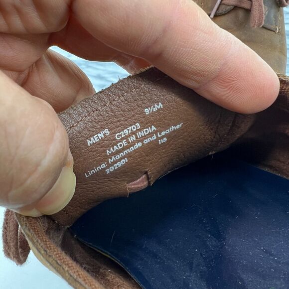 Cole Haan Shoes Mens 9.5 Brown Leather Feathercraft Grand Blucher Oxford C29703